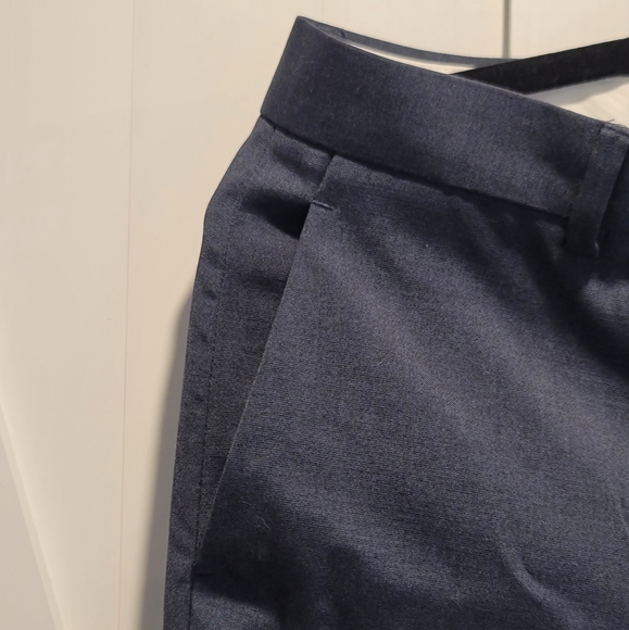 NWT H&M Navy Blue Skinny Stretch Dress Pants | Size 30R - Picture 4 of 8